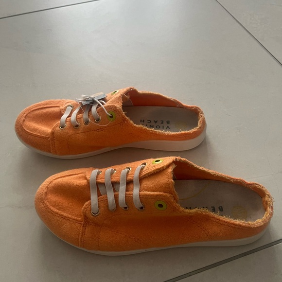 Vionic Women's Orange Slip-On Loafers - Picture 4 of 5